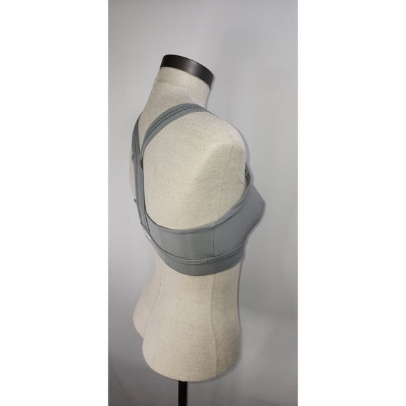 Handful Women's Grey Sports Bra, Yoga Top Size S - Picture 5 of 6